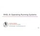 RHEL 8 ردهت : سیستم عامل در حال اجرا 2