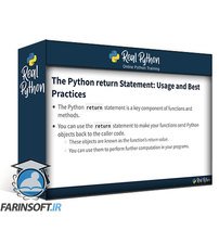 استفاده حرفه ای از دستور return در زبان Python