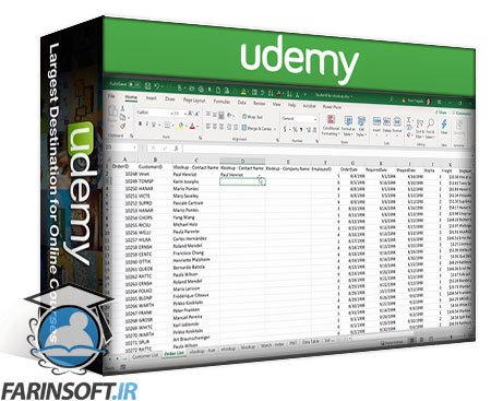 آموزش کار با توابع Vlookup, Xlookup, and Match & Index  نرم افزار Excel