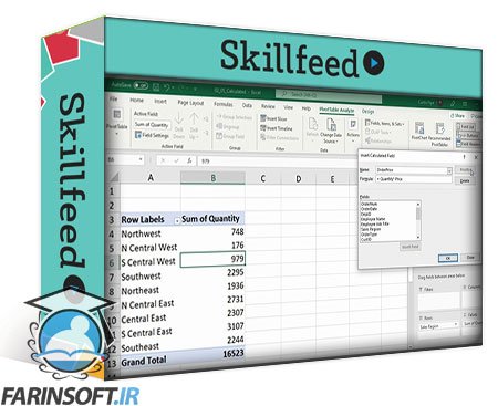 مایکروسافت اکسل – تجزیه و تحلیل داده ها با Excel Pivot Tables