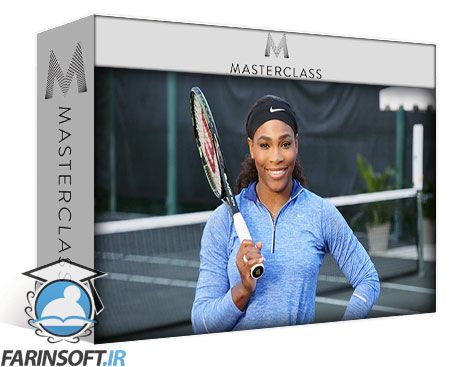یادگیری تنیس از خانم ورزشکار Serena Williams