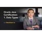 فیلم یادگیری Oracle Java Certification: 1. Data Types 3