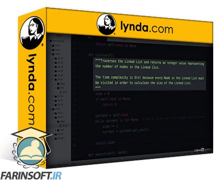 آموزش برنامه نویسی ساختمان داده لیست پیوندی در زبان Python