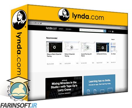 آموزش مدیریت اکانت و سرویس های Lynda.com