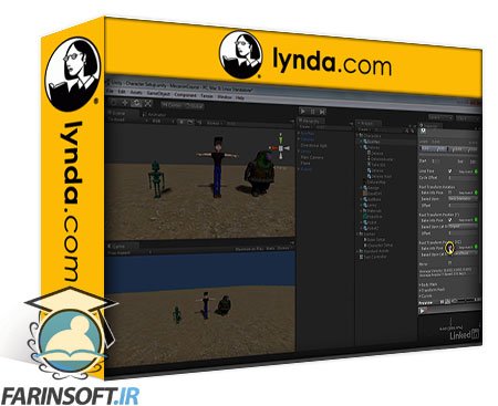 آموزش انیمیشن سازی و تنظیم مکانیک کاراکترها در Unity 3D