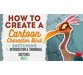 آموزش زدن طرح سیاه قلم کاراکترهای کارتونی پرندگان 1