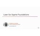 آموزش مبانی Lean Six Sigma 1