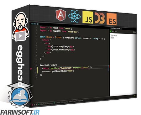 آموزش استفاده از TypeScript برای توسعه برنامه های React