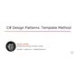 آموزش استفاده از Template Method در الگوهای طراحی C# 6