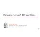 آموزش مدیریت نقش های کاربری در Microsoft 365 4