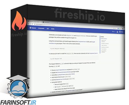کورس انجام پروژه های Angular Firebase