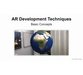 آموزش مفاهیم پایه توسعه AR : مفاهیم پایه 2