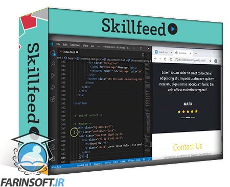 آموزش ساخت وب سایت بوسیله Bootstrap