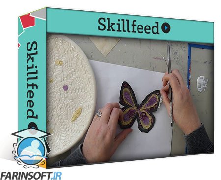 آموزش نقاشی و ساخت پروانه های کاغذی