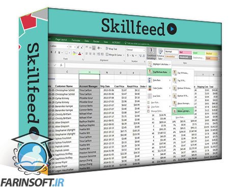 کورس یادگیری مهارت های کسب و کار در نرم افزار Excel