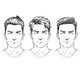 آموزش ترسیم مو به سبک کاراکترهای مرد 2