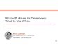 آموزش Azure ویژه برنامه نویس ها : ابزارها و زمان استفاده از آن ها 5