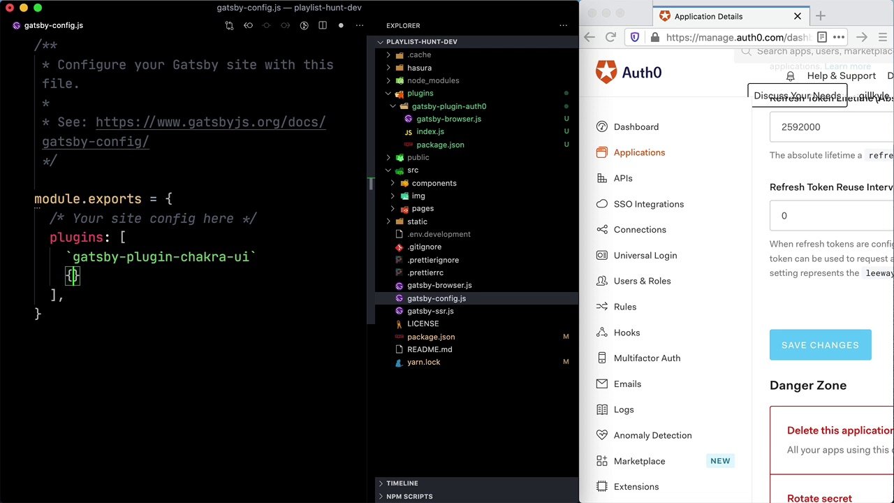 آموزش ساخت برنامه های فول استک با JAMstack بوسیله Gatsby, Hasura, and Auth0