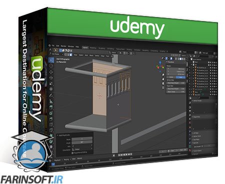 ساختمان سازی سه بعدی برای بازی و معماری در Blender و Unreal Engine